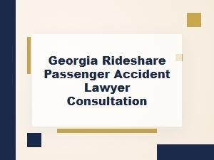 Get a Georgia Rideshare Accident Lawyer Consultation